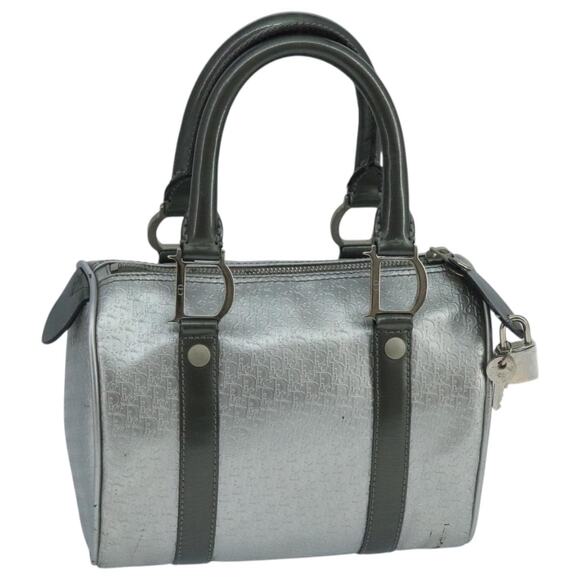 DIOR Trotter Canvas Hand Bag Silver - Picture 1 of 12